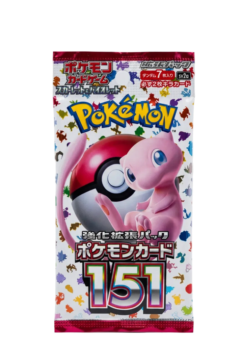 Pokémon TCG Scarlet & Violet 151 Booster Pack Japansk SV2a