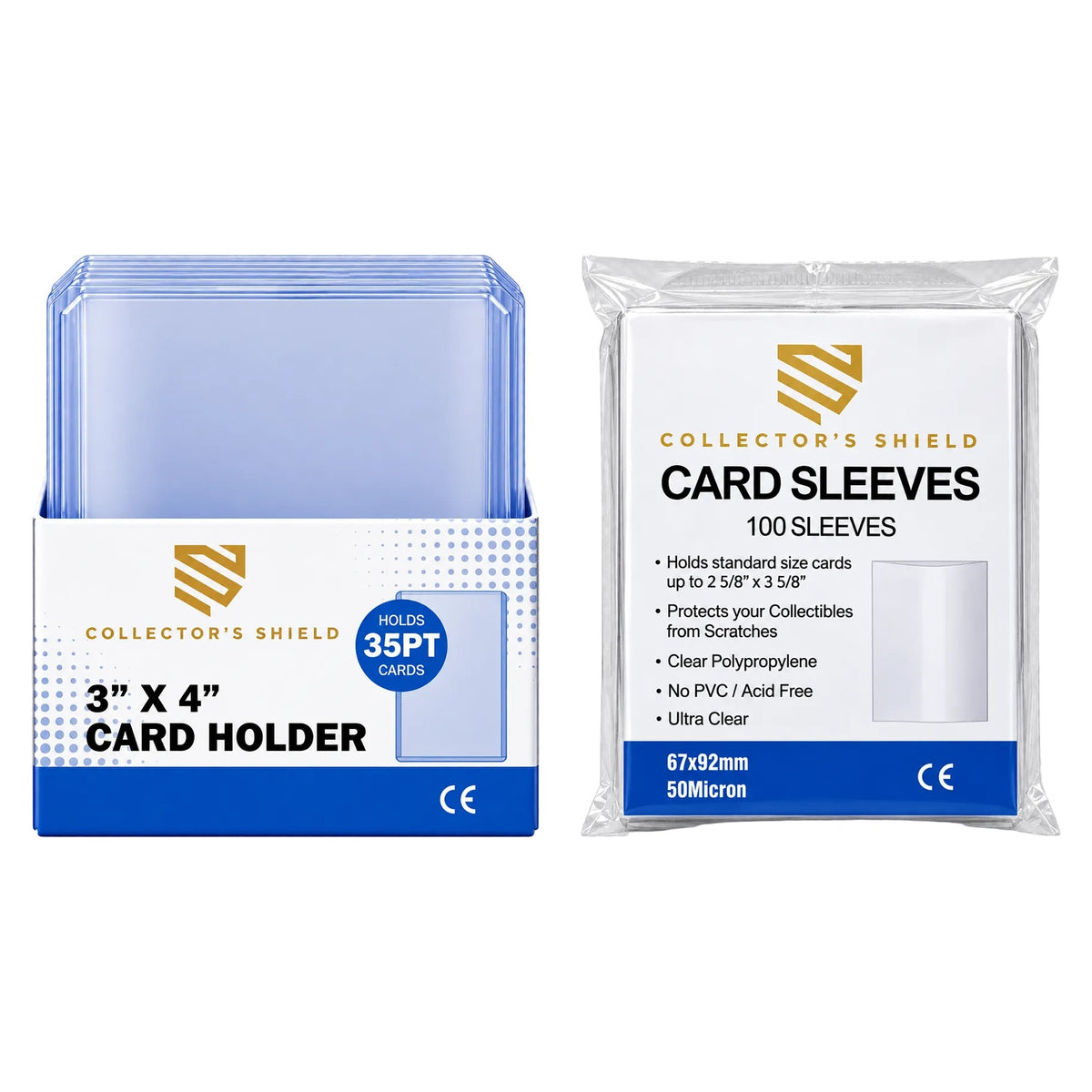TCG Elitens Skyddskit Start – toploaders och sleeves