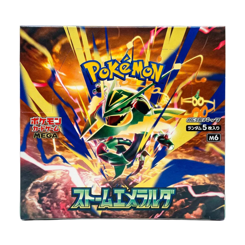 Pokémon Storm Emeralda M6 Booster Box Japanska
